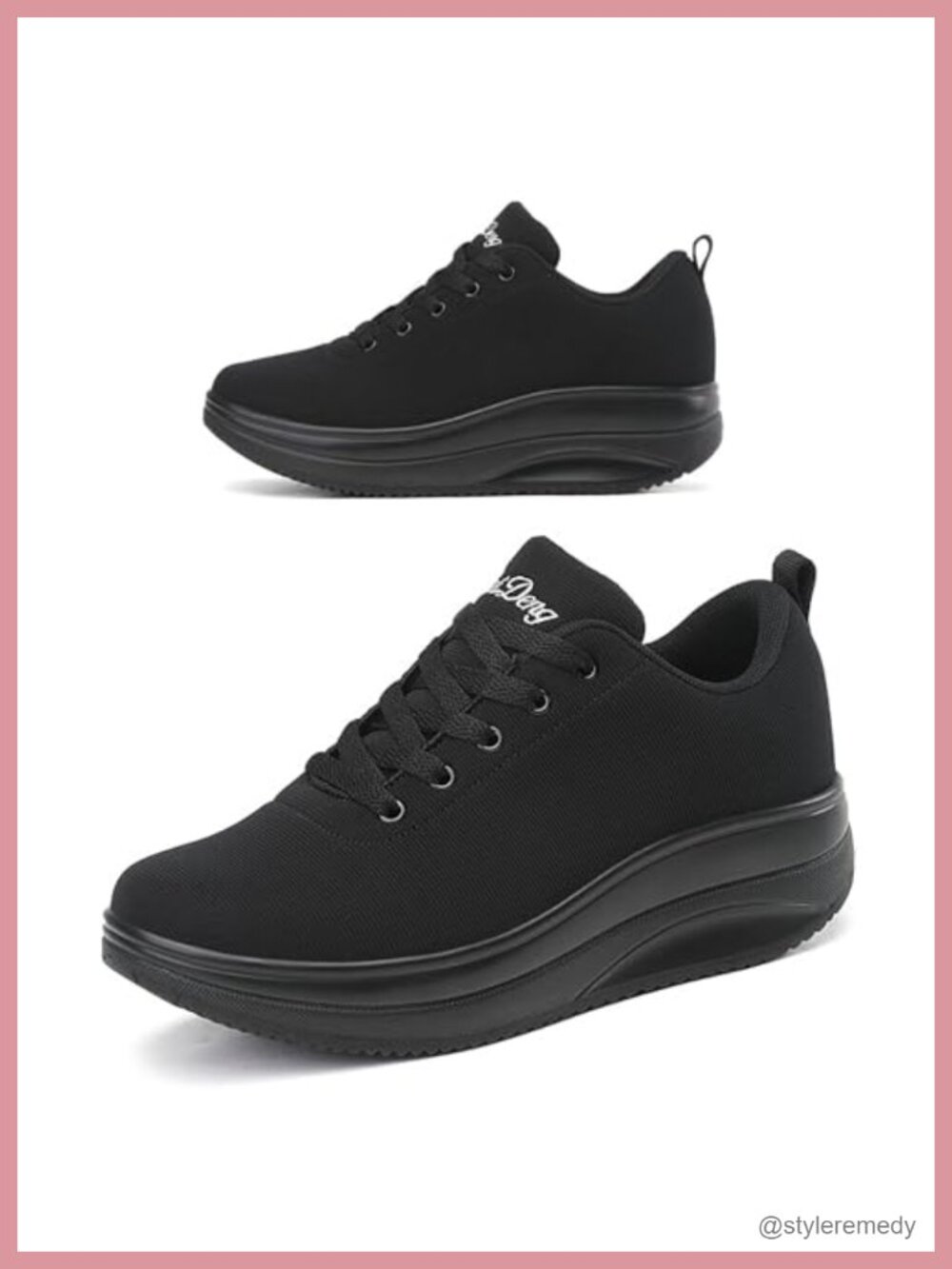 Platform Sneakers for Women Slip Resistant Comfortable Walking Shoes